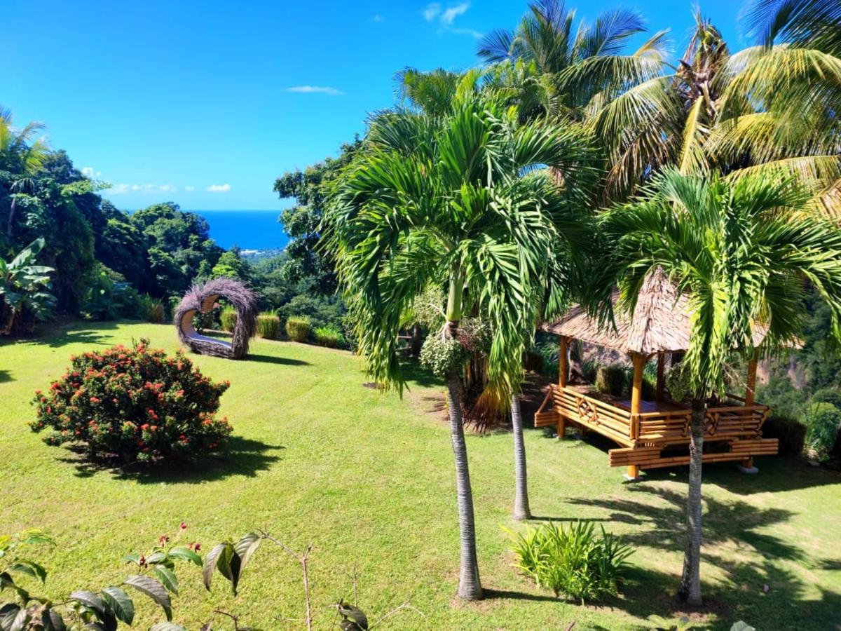 Gite 4 Etoiles, La Vieille Sucrerie St Claude Guadeloupe, Jacuzzi Spa Privatif, Vue Exceptionnelle Sur La Mer Des Caraibes Basse-Terre Eksteriør billede