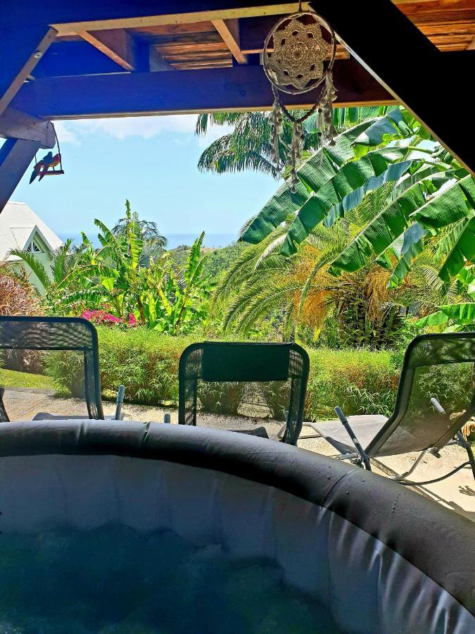 Gite 4 Etoiles, La Vieille Sucrerie St Claude Guadeloupe, Jacuzzi Spa Privatif, Vue Exceptionnelle Sur La Mer Des Caraibes Basse-Terre Eksteriør billede